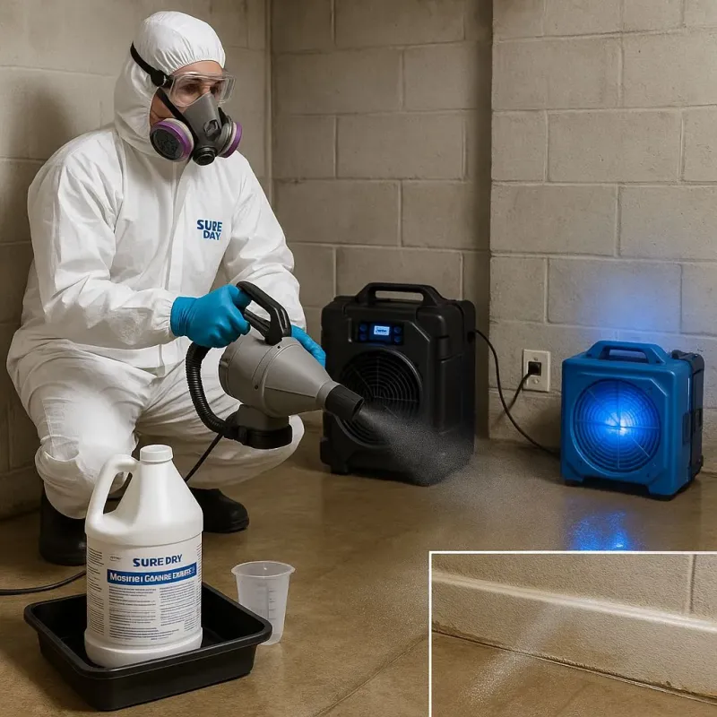 Sanitization and Odor Removal process in Unity, NH